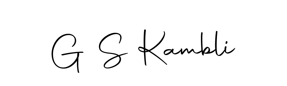 Make a beautiful signature design for name G S Kambli. With this signature (Autography-DOLnW) style, you can create a handwritten signature for free. G S Kambli signature style 10 images and pictures png