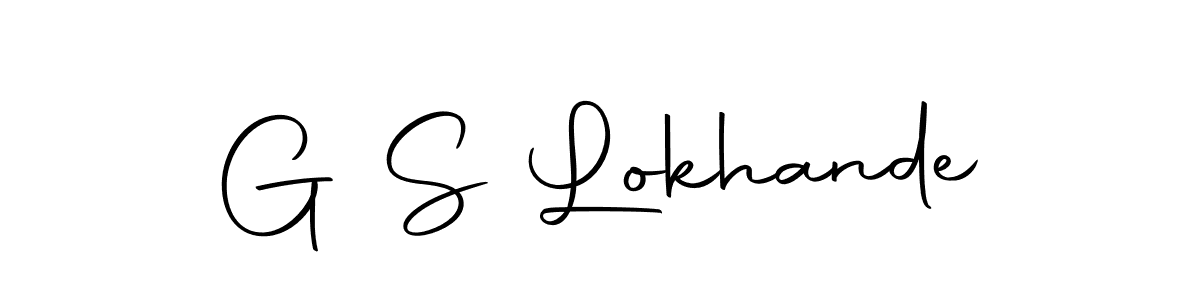 Use a signature maker to create a handwritten signature online. With this signature software, you can design (Autography-DOLnW) your own signature for name G S Lokhande. G S Lokhande signature style 10 images and pictures png
