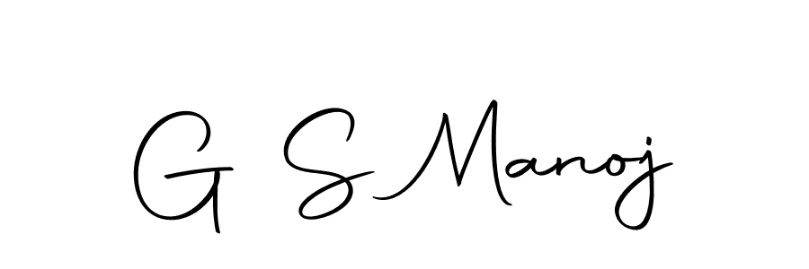 How to make G S Manoj signature? Autography-DOLnW is a professional autograph style. Create handwritten signature for G S Manoj name. G S Manoj signature style 10 images and pictures png