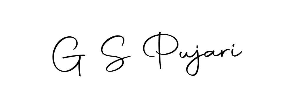 G S Pujari stylish signature style. Best Handwritten Sign (Autography-DOLnW) for my name. Handwritten Signature Collection Ideas for my name G S Pujari. G S Pujari signature style 10 images and pictures png