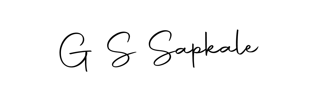 The best way (Autography-DOLnW) to make a short signature is to pick only two or three words in your name. The name G S Sapkale include a total of six letters. For converting this name. G S Sapkale signature style 10 images and pictures png