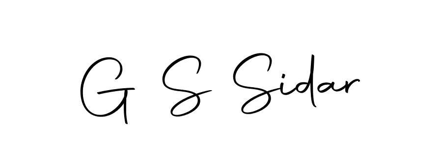 The best way (Autography-DOLnW) to make a short signature is to pick only two or three words in your name. The name G S Sidar include a total of six letters. For converting this name. G S Sidar signature style 10 images and pictures png