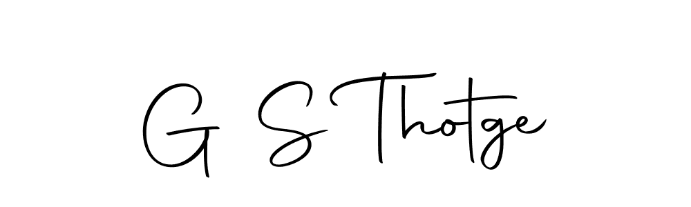 G S Thotge stylish signature style. Best Handwritten Sign (Autography-DOLnW) for my name. Handwritten Signature Collection Ideas for my name G S Thotge. G S Thotge signature style 10 images and pictures png