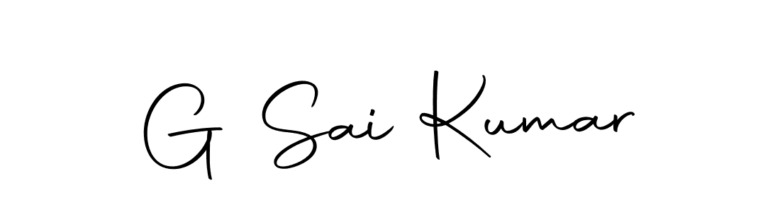 Make a beautiful signature design for name G Sai Kumar. With this signature (Autography-DOLnW) style, you can create a handwritten signature for free. G Sai Kumar signature style 10 images and pictures png