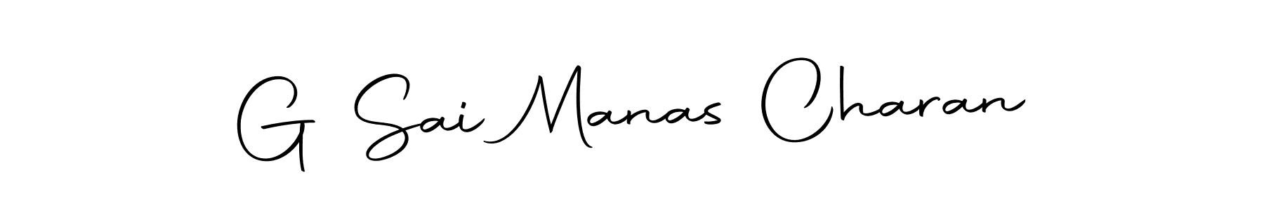 Use a signature maker to create a handwritten signature online. With this signature software, you can design (Autography-DOLnW) your own signature for name G Sai Manas Charan. G Sai Manas Charan signature style 10 images and pictures png