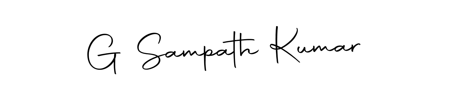 You can use this online signature creator to create a handwritten signature for the name G Sampath Kumar. This is the best online autograph maker. G Sampath Kumar signature style 10 images and pictures png