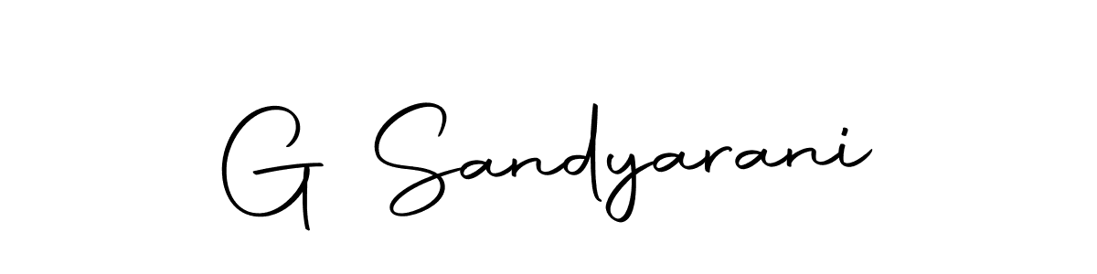 How to make G Sandyarani signature? Autography-DOLnW is a professional autograph style. Create handwritten signature for G Sandyarani name. G Sandyarani signature style 10 images and pictures png