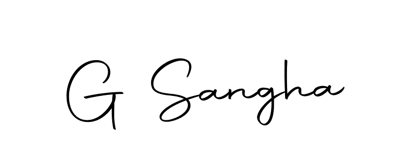 G Sangha stylish signature style. Best Handwritten Sign (Autography-DOLnW) for my name. Handwritten Signature Collection Ideas for my name G Sangha. G Sangha signature style 10 images and pictures png