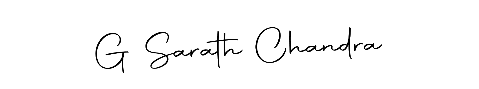 Use a signature maker to create a handwritten signature online. With this signature software, you can design (Autography-DOLnW) your own signature for name G Sarath Chandra. G Sarath Chandra signature style 10 images and pictures png