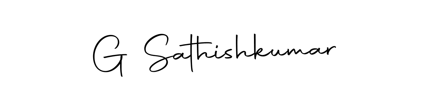 G Sathishkumar stylish signature style. Best Handwritten Sign (Autography-DOLnW) for my name. Handwritten Signature Collection Ideas for my name G Sathishkumar. G Sathishkumar signature style 10 images and pictures png