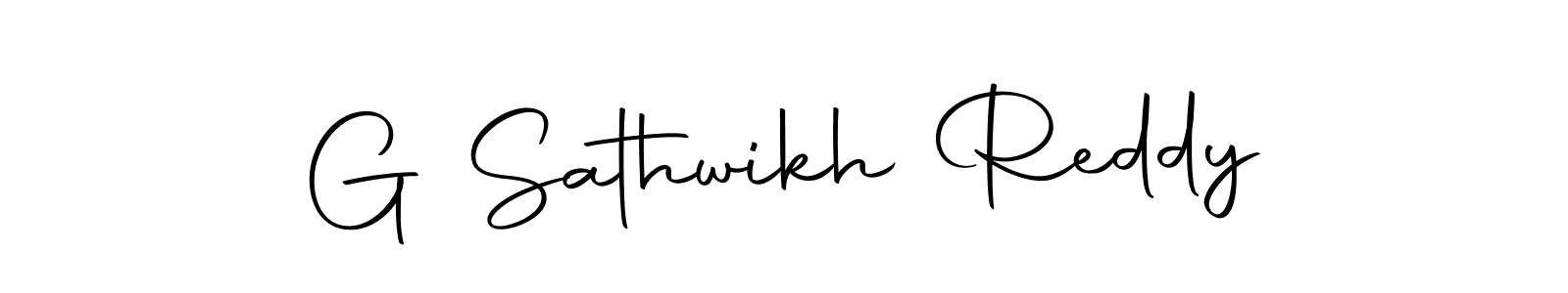 Make a beautiful signature design for name G Sathwikh Reddy. With this signature (Autography-DOLnW) style, you can create a handwritten signature for free. G Sathwikh Reddy signature style 10 images and pictures png