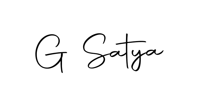 Make a beautiful signature design for name G Satya. With this signature (Autography-DOLnW) style, you can create a handwritten signature for free. G Satya signature style 10 images and pictures png