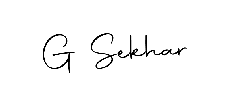 G Sekhar stylish signature style. Best Handwritten Sign (Autography-DOLnW) for my name. Handwritten Signature Collection Ideas for my name G Sekhar. G Sekhar signature style 10 images and pictures png