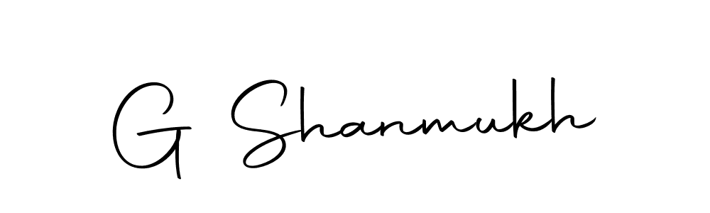 Also we have G Shanmukh name is the best signature style. Create professional handwritten signature collection using Autography-DOLnW autograph style. G Shanmukh signature style 10 images and pictures png