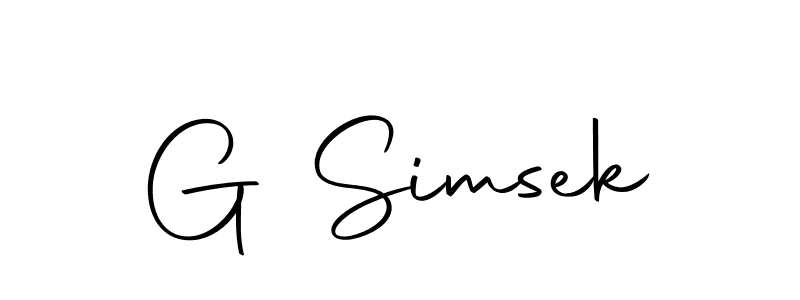 It looks lik you need a new signature style for name G Simsek. Design unique handwritten (Autography-DOLnW) signature with our free signature maker in just a few clicks. G Simsek signature style 10 images and pictures png