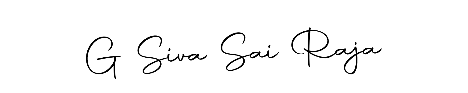 You can use this online signature creator to create a handwritten signature for the name G Siva Sai Raja. This is the best online autograph maker. G Siva Sai Raja signature style 10 images and pictures png