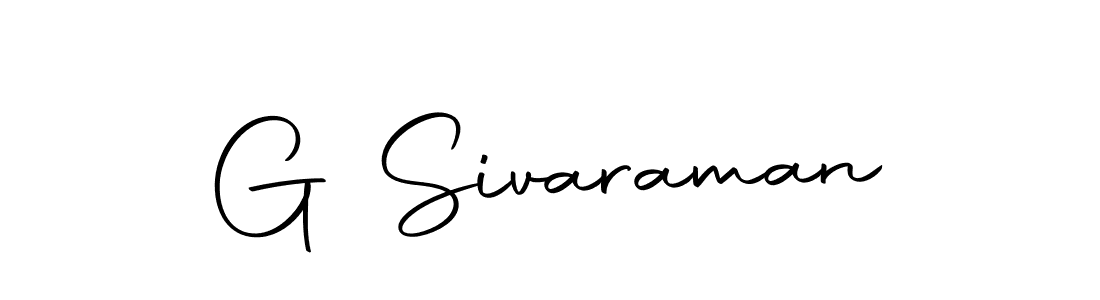 Design your own signature with our free online signature maker. With this signature software, you can create a handwritten (Autography-DOLnW) signature for name G Sivaraman. G Sivaraman signature style 10 images and pictures png