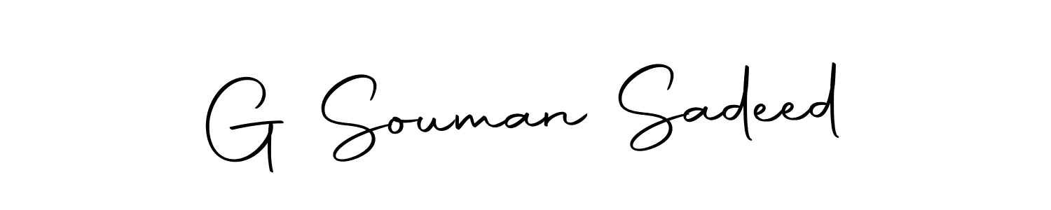 How to Draw G Souman Sadeed signature style? Autography-DOLnW is a latest design signature styles for name G Souman Sadeed. G Souman Sadeed signature style 10 images and pictures png