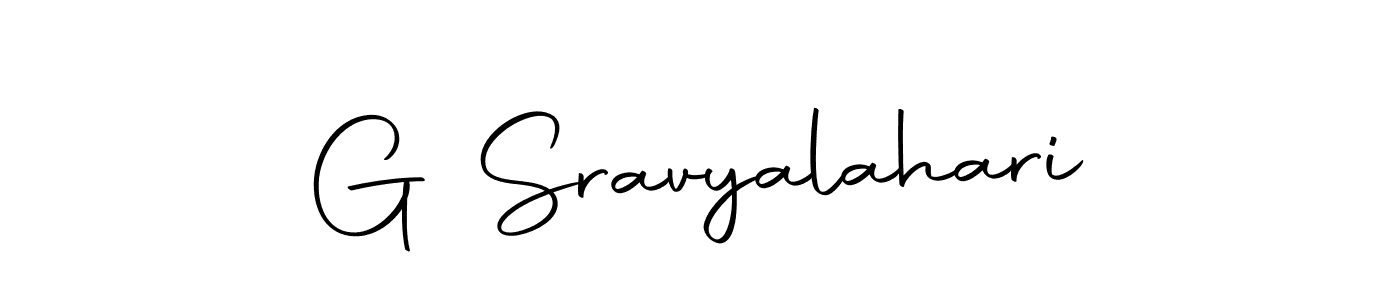 How to make G Sravyalahari signature? Autography-DOLnW is a professional autograph style. Create handwritten signature for G Sravyalahari name. G Sravyalahari signature style 10 images and pictures png