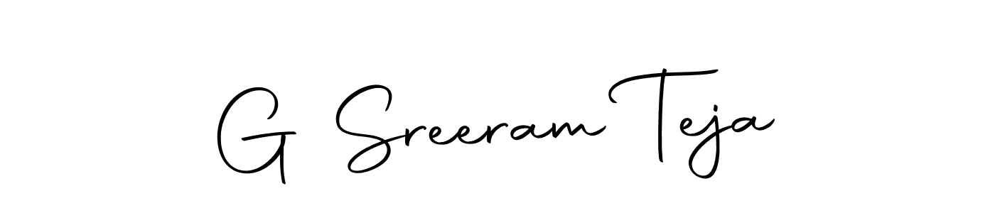 Make a beautiful signature design for name G Sreeram Teja. Use this online signature maker to create a handwritten signature for free. G Sreeram Teja signature style 10 images and pictures png