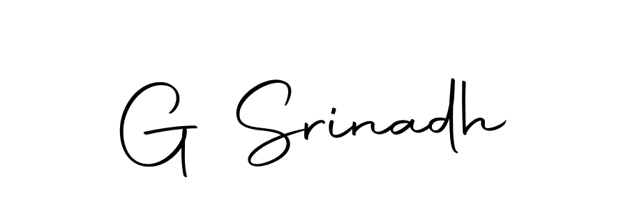 How to make G Srinadh signature? Autography-DOLnW is a professional autograph style. Create handwritten signature for G Srinadh name. G Srinadh signature style 10 images and pictures png