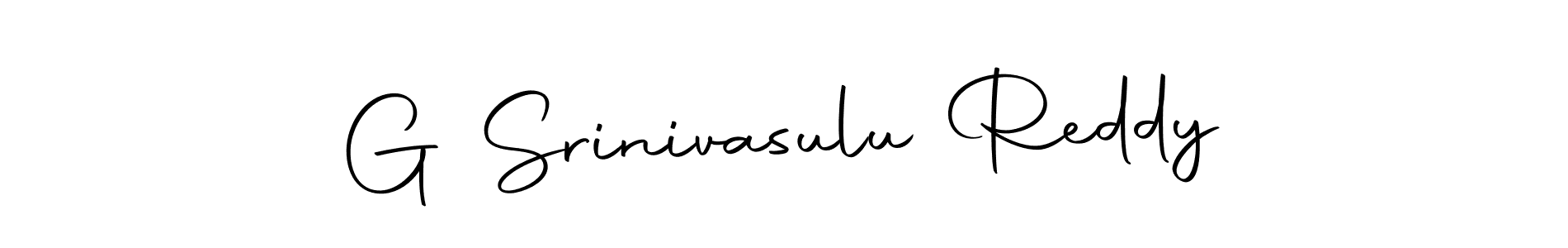 Use a signature maker to create a handwritten signature online. With this signature software, you can design (Autography-DOLnW) your own signature for name G Srinivasulu Reddy. G Srinivasulu Reddy signature style 10 images and pictures png