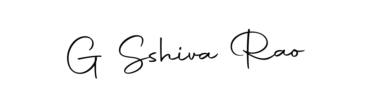Similarly Autography-DOLnW is the best handwritten signature design. Signature creator online .You can use it as an online autograph creator for name G Sshiva Rao. G Sshiva Rao signature style 10 images and pictures png