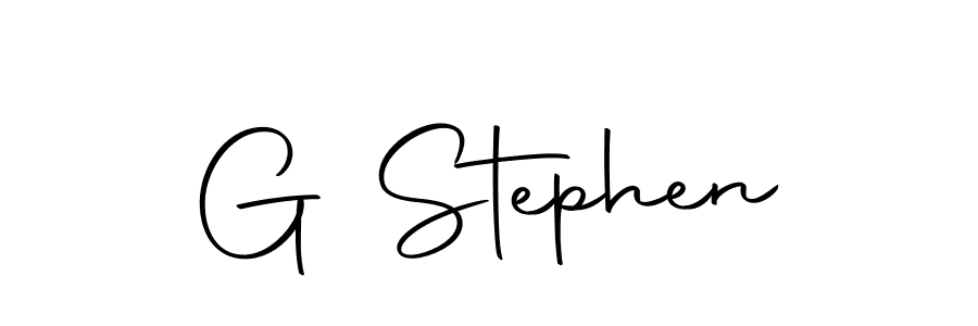 Use a signature maker to create a handwritten signature online. With this signature software, you can design (Autography-DOLnW) your own signature for name G Stephen. G Stephen signature style 10 images and pictures png