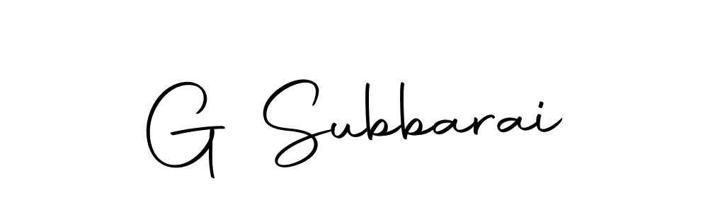 G Subbarai stylish signature style. Best Handwritten Sign (Autography-DOLnW) for my name. Handwritten Signature Collection Ideas for my name G Subbarai. G Subbarai signature style 10 images and pictures png