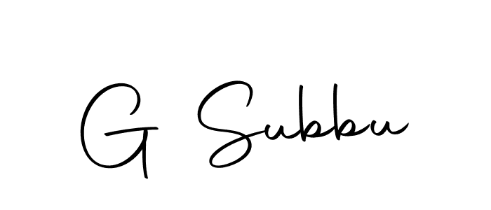 You can use this online signature creator to create a handwritten signature for the name G Subbu. This is the best online autograph maker. G Subbu signature style 10 images and pictures png