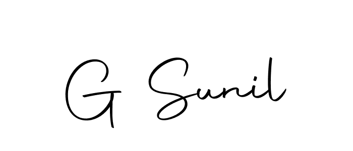 if you are searching for the best signature style for your name G Sunil. so please give up your signature search. here we have designed multiple signature styles  using Autography-DOLnW. G Sunil signature style 10 images and pictures png