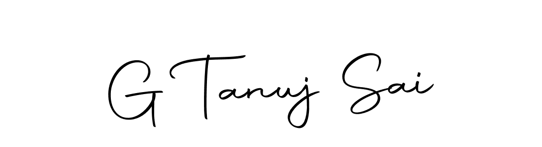 G Tanuj Sai stylish signature style. Best Handwritten Sign (Autography-DOLnW) for my name. Handwritten Signature Collection Ideas for my name G Tanuj Sai. G Tanuj Sai signature style 10 images and pictures png