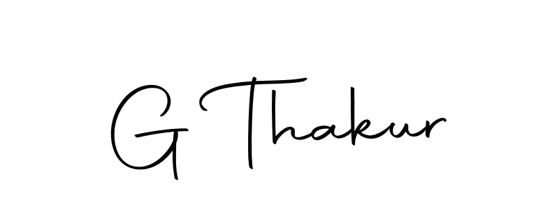 Design your own signature with our free online signature maker. With this signature software, you can create a handwritten (Autography-DOLnW) signature for name G Thakur. G Thakur signature style 10 images and pictures png