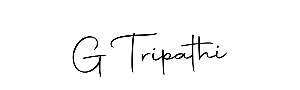 Create a beautiful signature design for name G Tripathi. With this signature (Autography-DOLnW) fonts, you can make a handwritten signature for free. G Tripathi signature style 10 images and pictures png