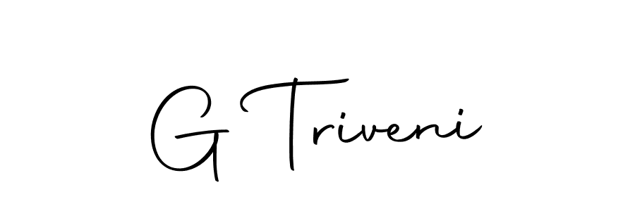 Here are the top 10 professional signature styles for the name G Triveni. These are the best autograph styles you can use for your name. G Triveni signature style 10 images and pictures png
