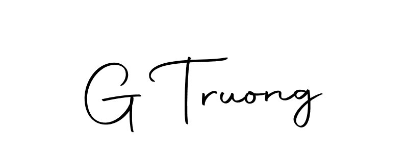 You should practise on your own different ways (Autography-DOLnW) to write your name (G Truong) in signature. don't let someone else do it for you. G Truong signature style 10 images and pictures png
