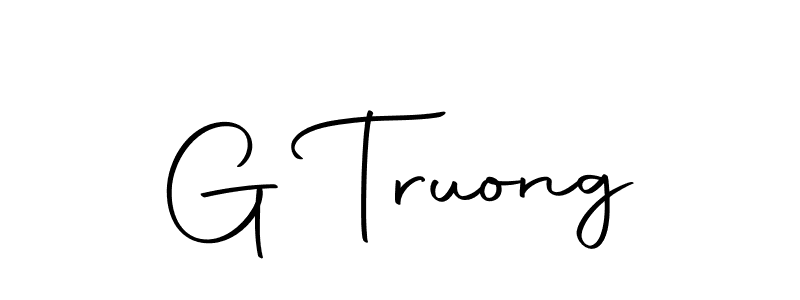 The best way (Autography-DOLnW) to make a short signature is to pick only two or three words in your name. The name G Truong include a total of six letters. For converting this name. G Truong signature style 10 images and pictures png