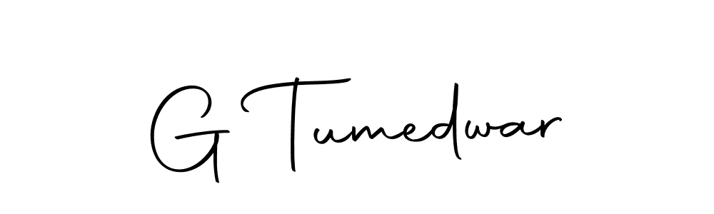 You should practise on your own different ways (Autography-DOLnW) to write your name (G Tumedwar) in signature. don't let someone else do it for you. G Tumedwar signature style 10 images and pictures png