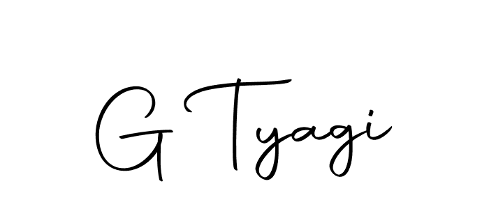 You should practise on your own different ways (Autography-DOLnW) to write your name (G Tyagi) in signature. don't let someone else do it for you. G Tyagi signature style 10 images and pictures png