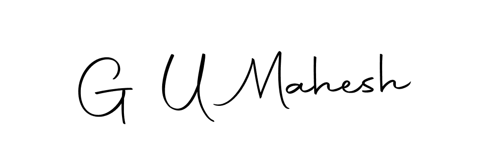 Also we have G U Mahesh name is the best signature style. Create professional handwritten signature collection using Autography-DOLnW autograph style. G U Mahesh signature style 10 images and pictures png