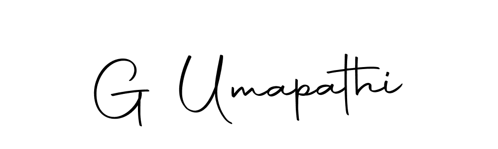 You can use this online signature creator to create a handwritten signature for the name G Umapathi. This is the best online autograph maker. G Umapathi signature style 10 images and pictures png