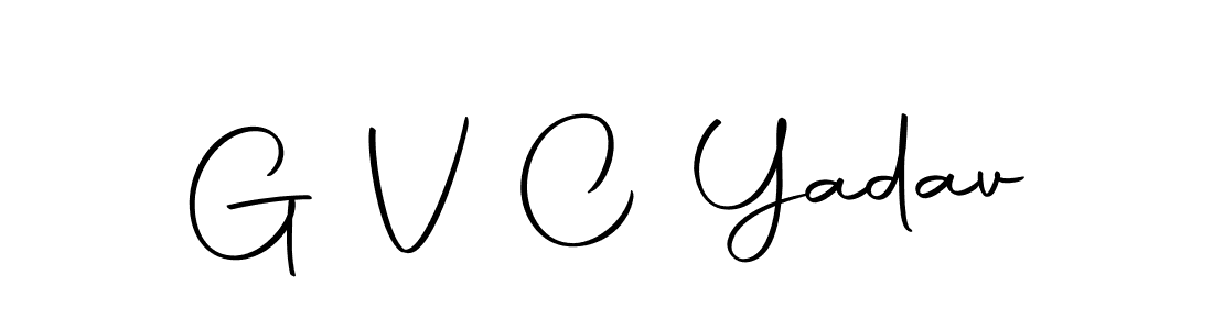 Also we have G V C Yadav name is the best signature style. Create professional handwritten signature collection using Autography-DOLnW autograph style. G V C Yadav signature style 10 images and pictures png