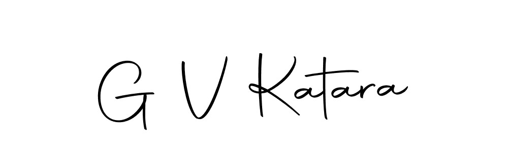 The best way (Autography-DOLnW) to make a short signature is to pick only two or three words in your name. The name G V Katara include a total of six letters. For converting this name. G V Katara signature style 10 images and pictures png