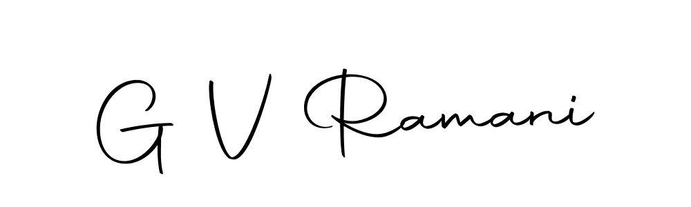 You can use this online signature creator to create a handwritten signature for the name G V Ramani. This is the best online autograph maker. G V Ramani signature style 10 images and pictures png
