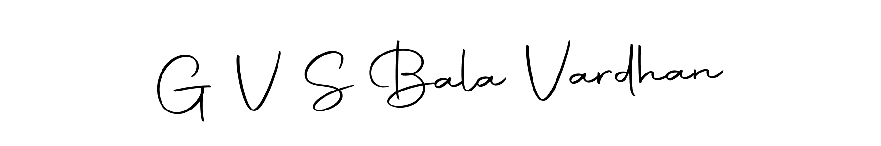 You should practise on your own different ways (Autography-DOLnW) to write your name (G V S Bala Vardhan) in signature. don't let someone else do it for you. G V S Bala Vardhan signature style 10 images and pictures png