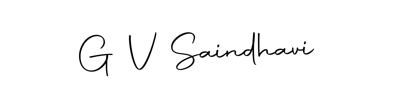 Use a signature maker to create a handwritten signature online. With this signature software, you can design (Autography-DOLnW) your own signature for name G V Saindhavi. G V Saindhavi signature style 10 images and pictures png