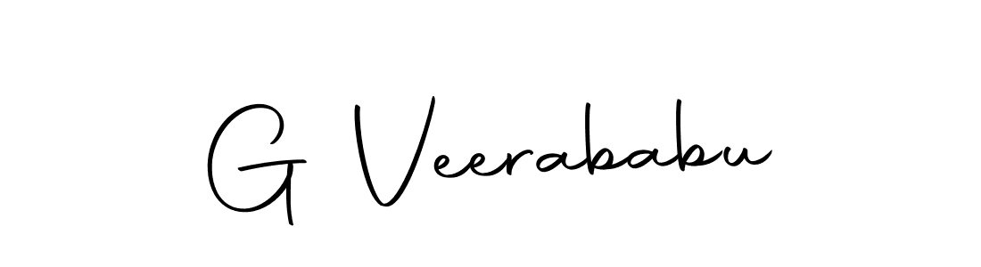 You can use this online signature creator to create a handwritten signature for the name G Veerababu. This is the best online autograph maker. G Veerababu signature style 10 images and pictures png