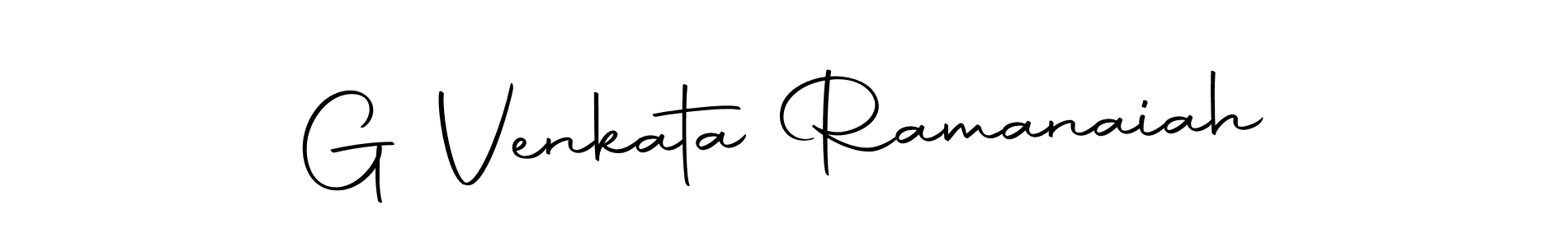 Design your own signature with our free online signature maker. With this signature software, you can create a handwritten (Autography-DOLnW) signature for name G Venkata Ramanaiah. G Venkata Ramanaiah signature style 10 images and pictures png