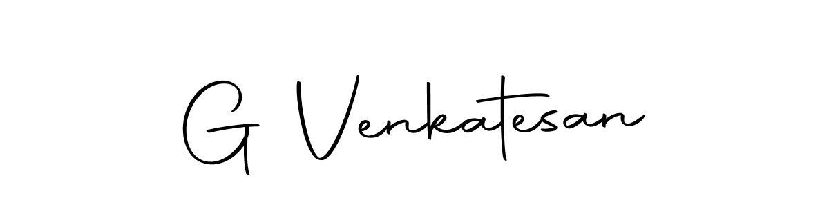 Create a beautiful signature design for name G Venkatesan. With this signature (Autography-DOLnW) fonts, you can make a handwritten signature for free. G Venkatesan signature style 10 images and pictures png