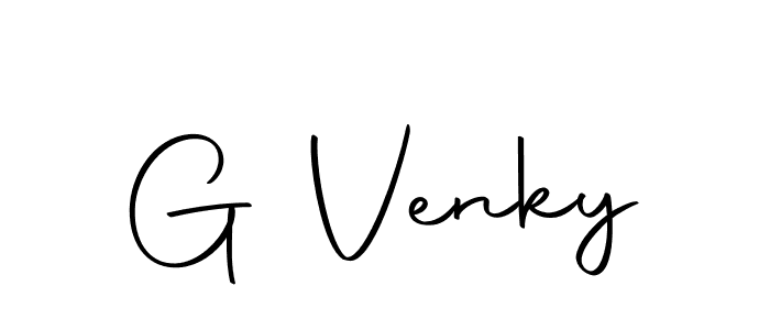How to make G Venky signature? Autography-DOLnW is a professional autograph style. Create handwritten signature for G Venky name. G Venky signature style 10 images and pictures png